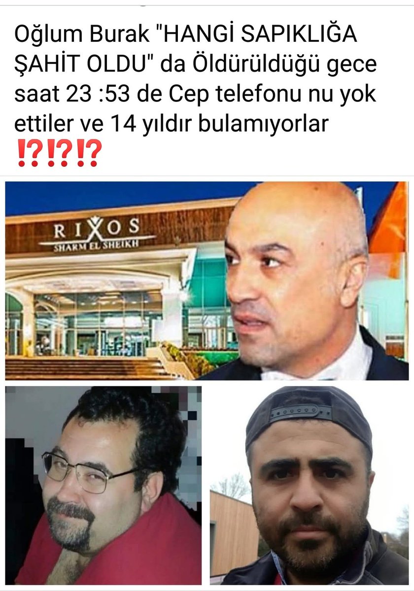 #BurakİçinAdaletİstiyoruz RİXOS Otelde Staj yaparken 16 yaşında KATLEDİLEN Oğlumun KATİLLERİ belli ve Toplum içinde geziyorlar ❗ADALET istiyoruz ⚖️