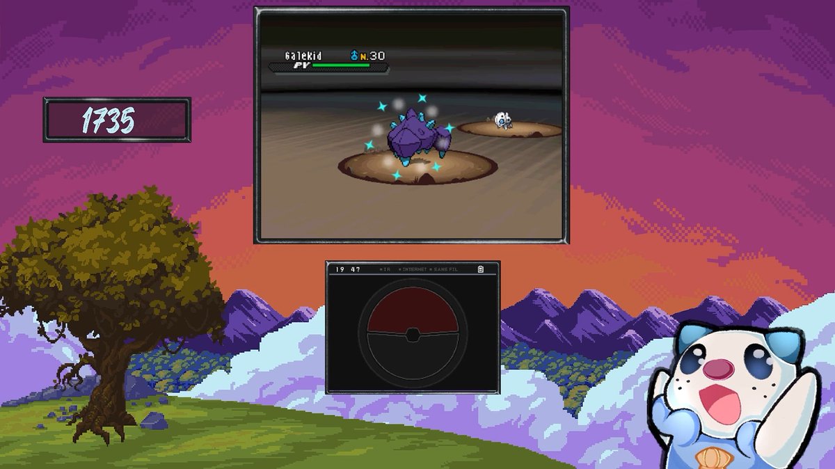 [Random Encounters 5G] ☆ Shiny Boldore after only 1735 re's at Mistralton Cave in Pokemon Black 2 ! Very quick one, much appreciated after the 23k+ for Shelmet ! This shiny is insane. #ShinyPokemon #FullOdds