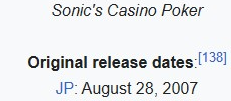 Nugget_Pudding's tweet image. NO WAY THE CLOSEST SONIC GAME I WAS BORN ON WAS SONIC'S CASINO POKER 😭😭😭😭😭