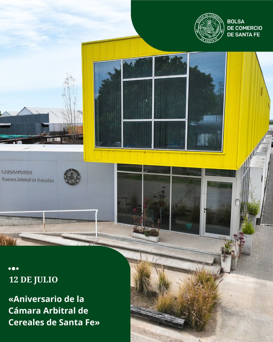 #EfeméridesBCSF | Aniversario de la Cámara Arbitral de Cereales de Santa Fe