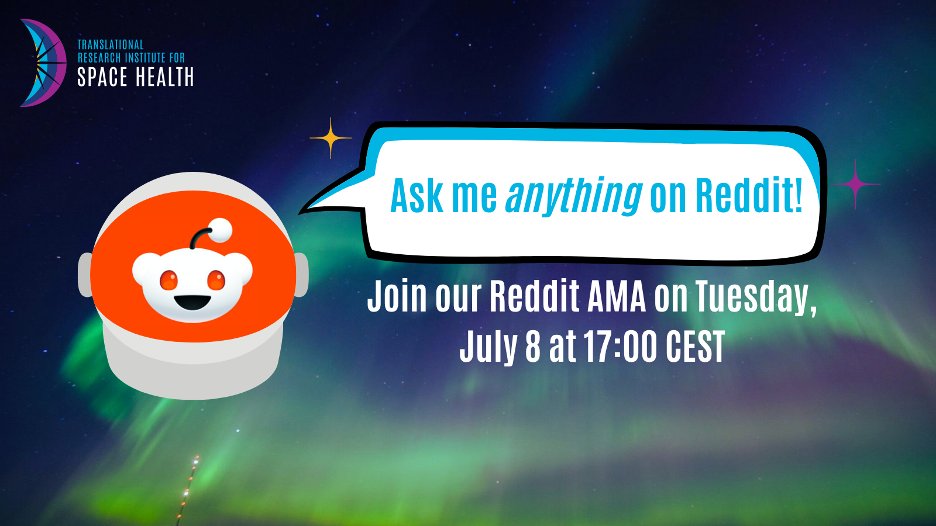 BCMSpaceHealth's tweet photo. TOMORROW 🚀🚀🚀#TRISH joins @rprogge to host a live Reddit #AMA to talk about #Fram2, #SpaceHealth, and what it’s really like orbiting the Earth's poles! Tune in now to be a part of the conversation!
https://t.co/ggXxcnJnby https://t.co/DHWzwvGU46