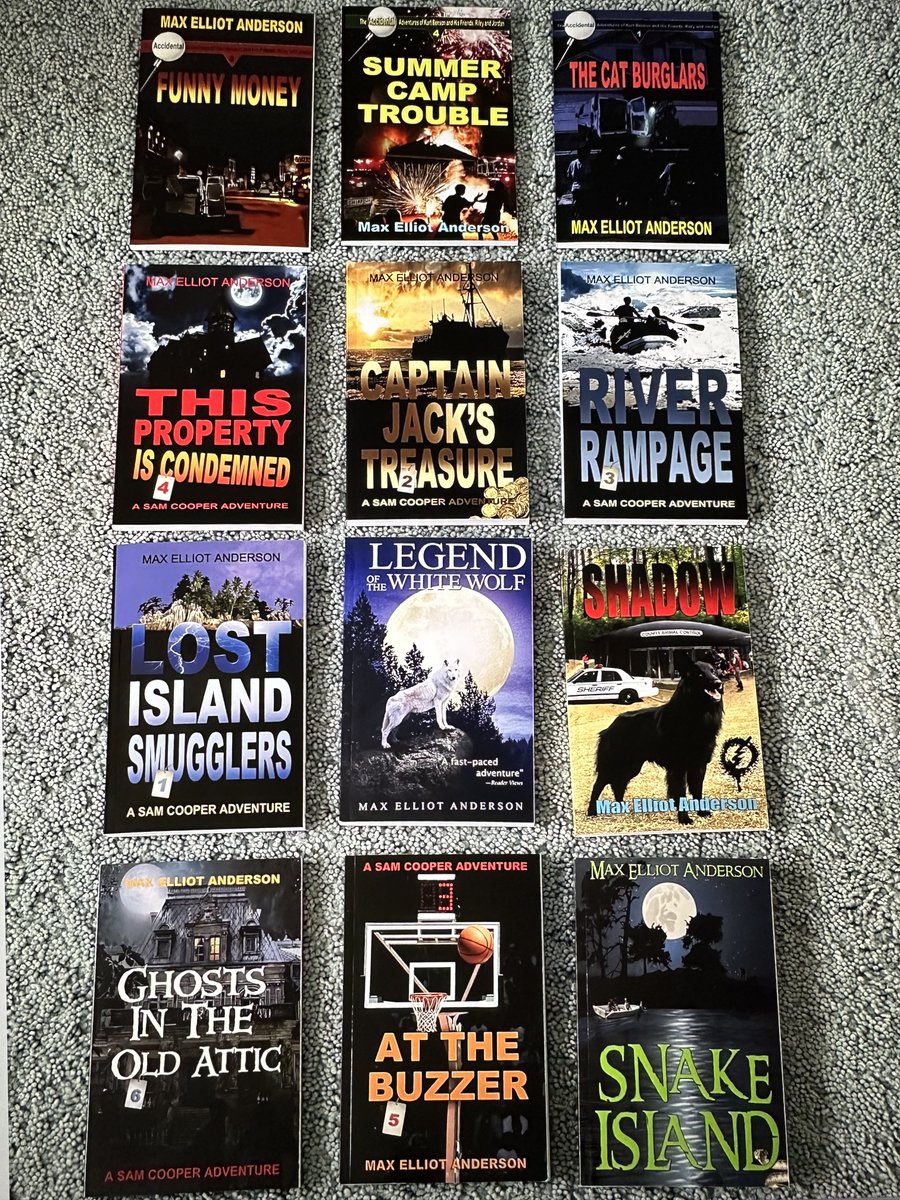 MaxEAnderson's tweet image. These books have turned struggling, reluctant readers into kids who love to read. All #MiddleGrade adventures &amp;amp; mysteries by Max Elliot Anderson can be ordered by bookstores and other retailers through Ingram. …gradeadventureandmystery.blogspot.com