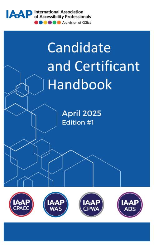Access the IAAP Certification Handbook

Take advantage of this amazing resource! 

Access Handbook Here: f.mtr.cool/odmerzyrsg

#Certification #IAAP #A11Y