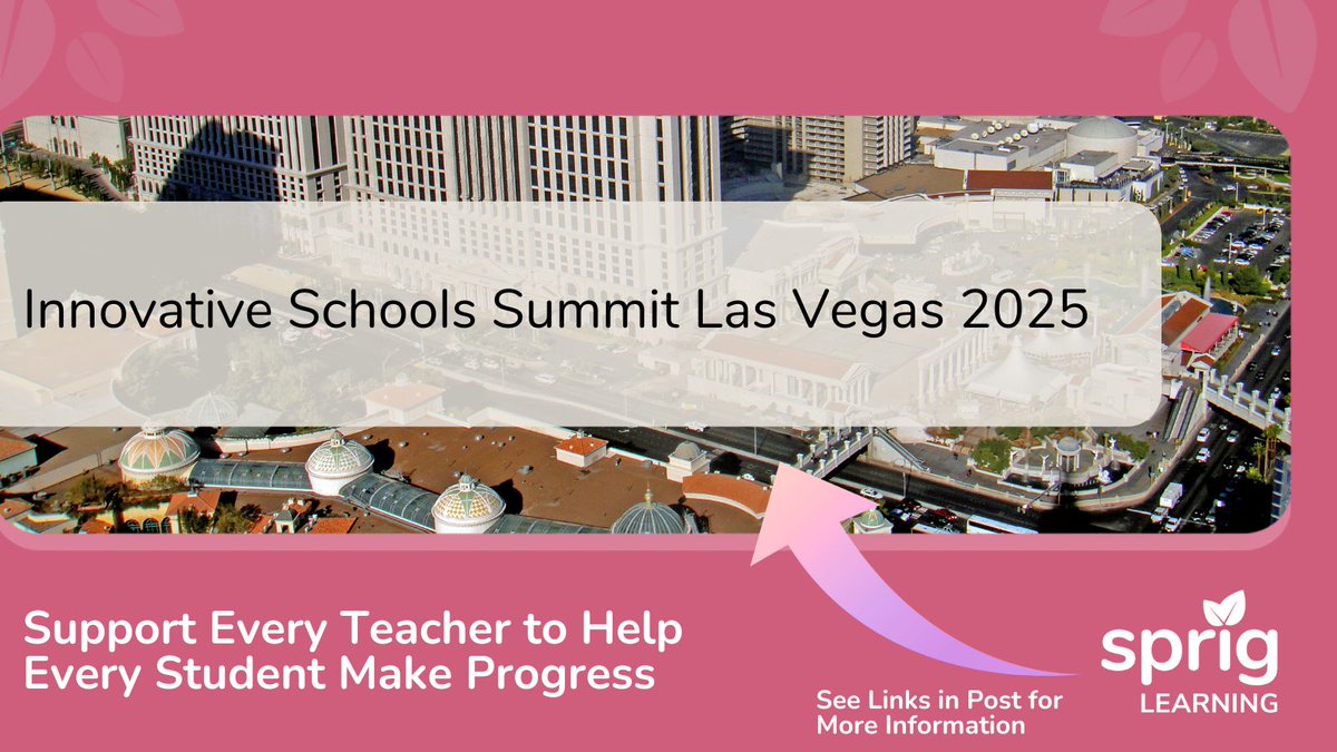 Sprig Learning (@spriglearning) on Twitter photo Innovative Schools Summit, hosted by <a href="/AccuTrainK12/">AccuTrain</a>, begins today, assembling renowned speakers and educators to share experiences and proven strategies that work in the classroom!  Learn more> innovativeschoolssummit.com/vegas/
Feat. Mike Roberts, Sean McNabb & many others.
#student #school Innovative Schools Summit, hosted by <a href="/AccuTrainK12/">AccuTrain</a>, begins today, assembling renowned speakers and educators to share experiences and proven strategies that work in the classroom!  Learn more> innovativeschoolssummit.com/vegas/
Feat. Mike Roberts, Sean McNabb & many others.
#student #school