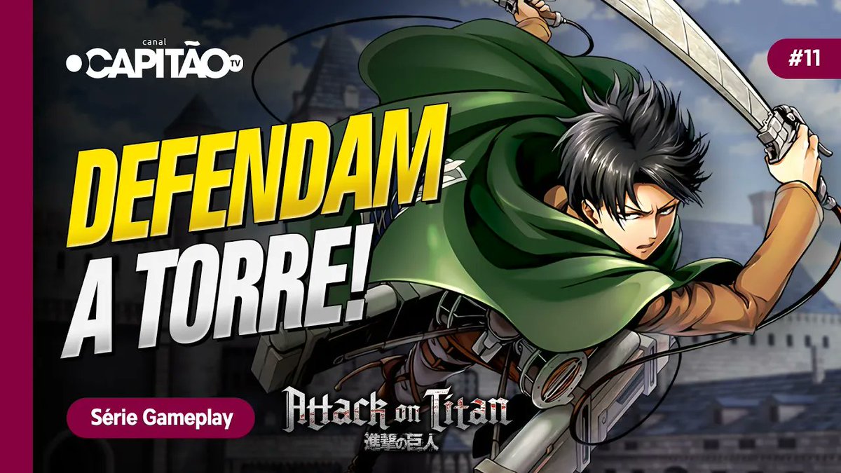 Para quem está curtindo essa saga incrível fechando o game de #AttackOnTitan saiu episódio novo no canal!

Clique no link e assista o vídeo, seu apoio é muito importante 💙
youtu.be/XT1DQ9msHHo