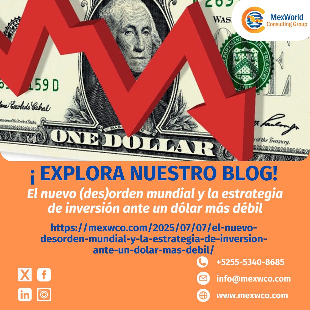 🌎 El dólar ya no es el único protagonista del juego global.
💶Las reglas están cambiando y la diversificación es clave. 
📊 ¿Estás listo para un mundo financiero Multipolar? 

#economiaglobal #inversionesinteligentes #dolar #mercadosfinancieros #diversificación #crisiseconómica