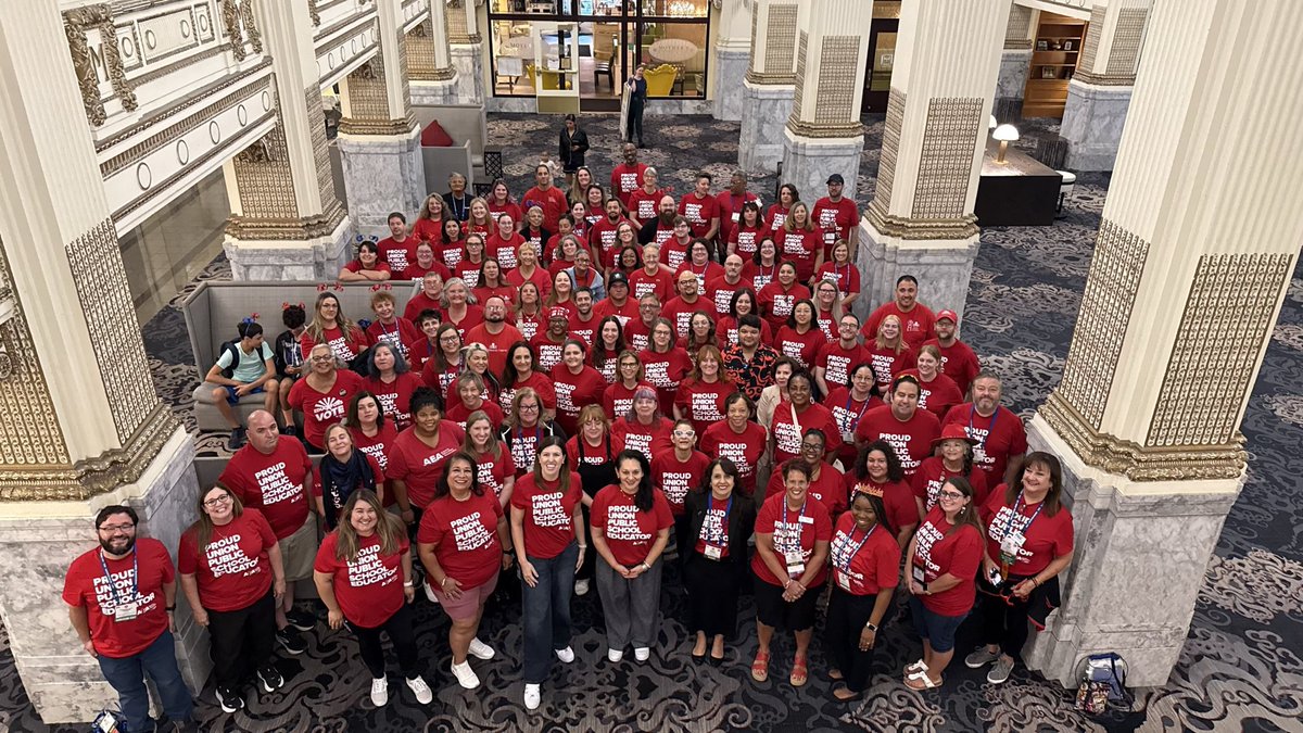 Last week, more than 100 elected delegates from our locals traveled to Oregon to set the priorities for NEA - America's largest labor union.

Public education is under attack, but our members are unstoppable in their commitment to protect great schools where everyone can thrive!