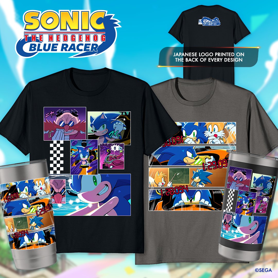 sonic_hedgehog's tweet image. Celebrate the action-packed world of our new manga, Sonic the Hedgehog: Blue Racer, with exclusive Sonic and Eggman gear — available only on Amazon.
Shop the collection now: bit.ly/4l38pA2