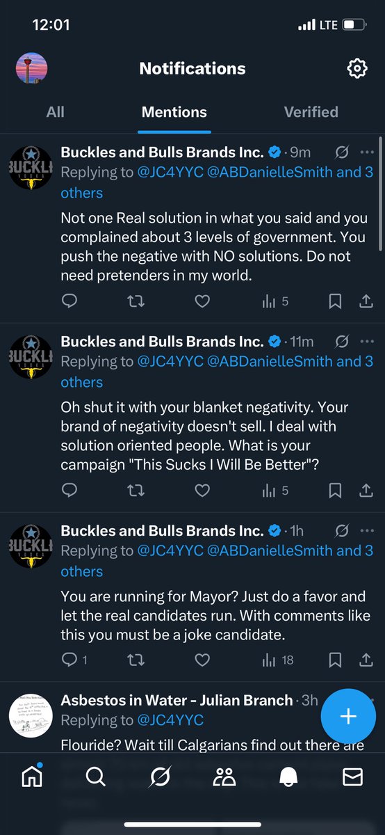 UncleJeff_Ca's tweet photo. @BucklesandBulls @JC4YYC @ABDanielleSmith @PierrePoilievre @fordnation @PremierScottMoe Nice block, shows ones character &amp; Negative outlook.I’ve got solutions but ain’t sharing till its closer to the election,therefore I will point out the problems we see &amp; talk solutions in person cause the non real ones will just steal the ideas I got to make YYC get back to #5🫡 https://t.co/Xa2rZ8Czmc