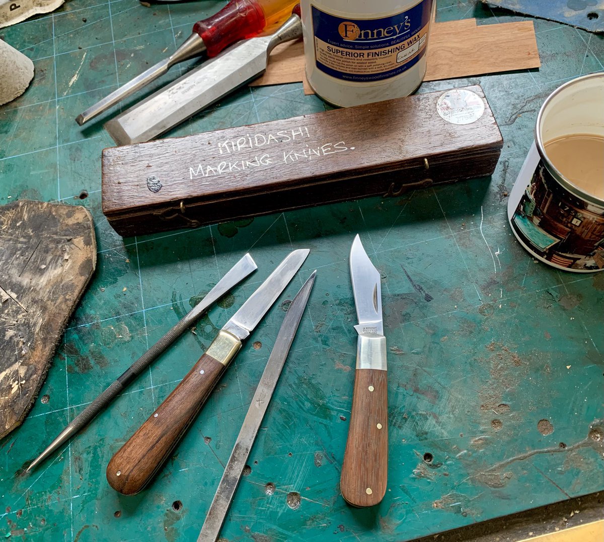 2016industrial's tweet image. Monday morning sharpening session. Greatest hits radio on & a cuppa. #workshop #restoration #oldtools