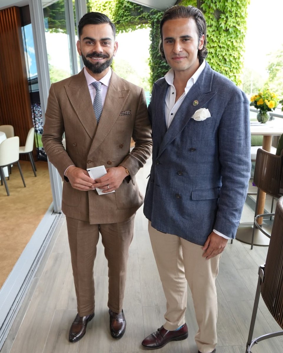 mufaddal_vohra's tweet photo. VIRAT KOHLI WIMBLEDON LOOKS. 🎾 https://t.co/ENZOwGLjNB