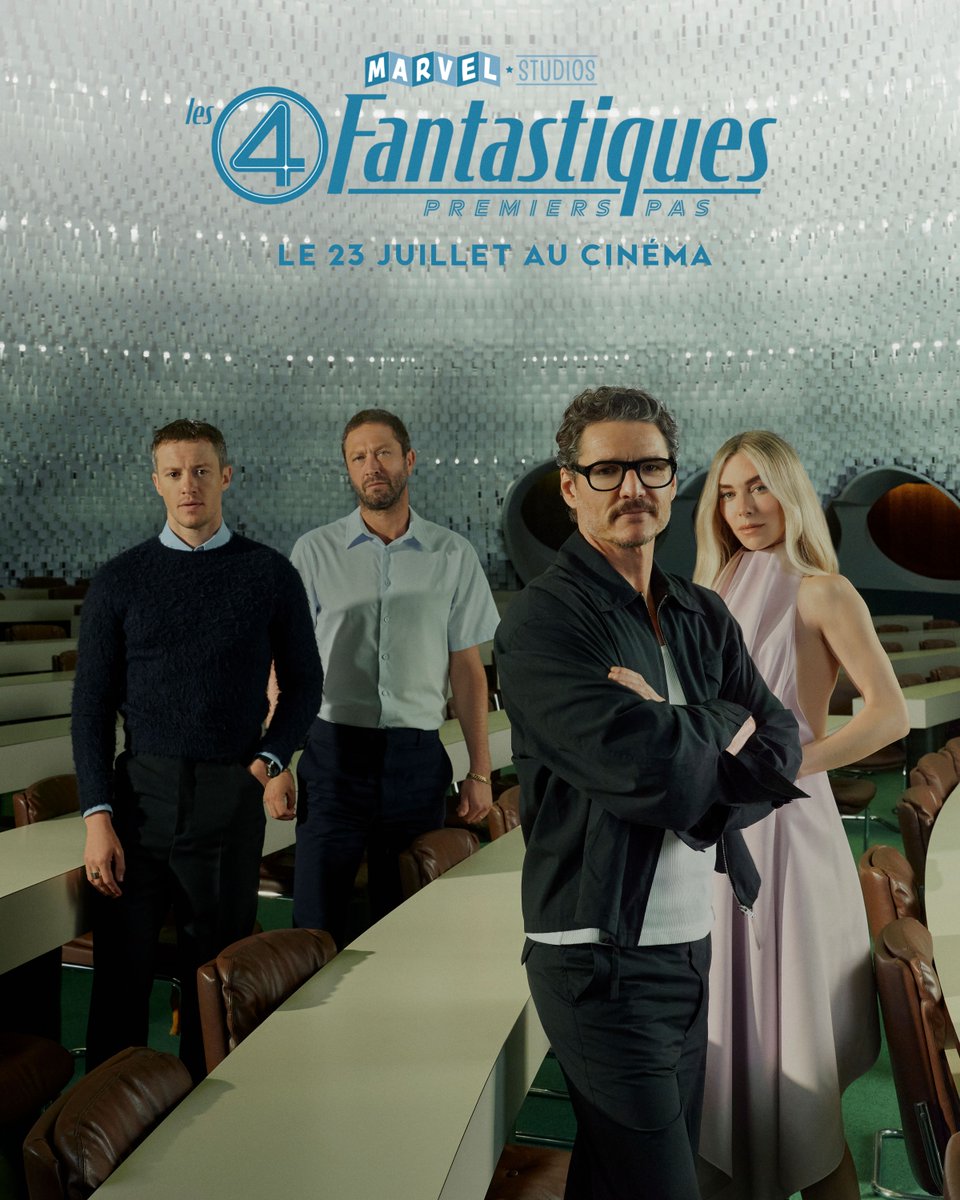 La plus belle des familles à Paris. 💙

#Les4Fantastiques : Premiers pas, le 23 juillet au cinéma.