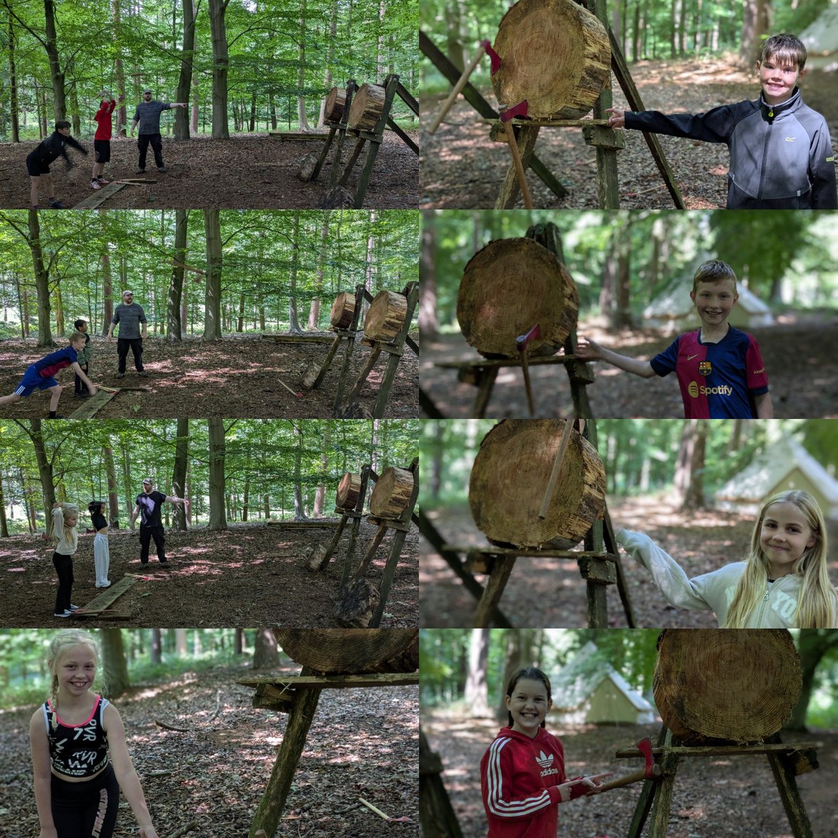 Activity one: axe throwing