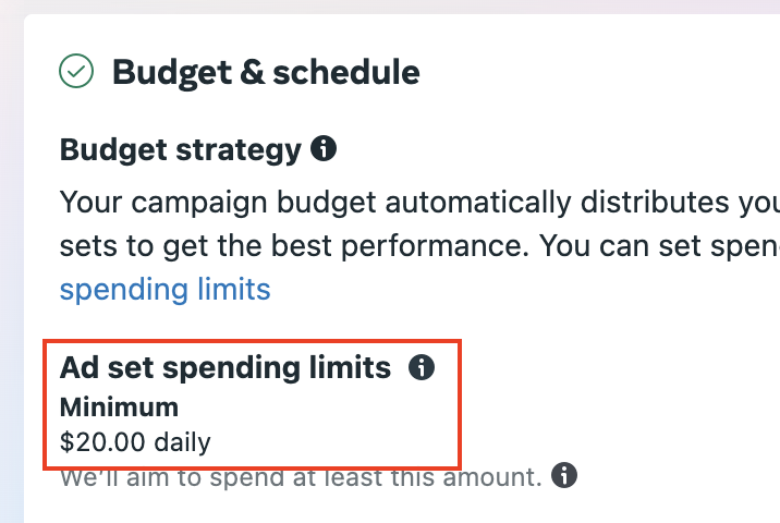 "But what if the CBO doesn't spend on my new ads?"

That's a common objection that I hear to testing and scaling in just one CBO

Set daily minimum budgets of $5-20 for new tests

If the ads are good, facebook will allocate more spend to them

Once you're comfortable, stop