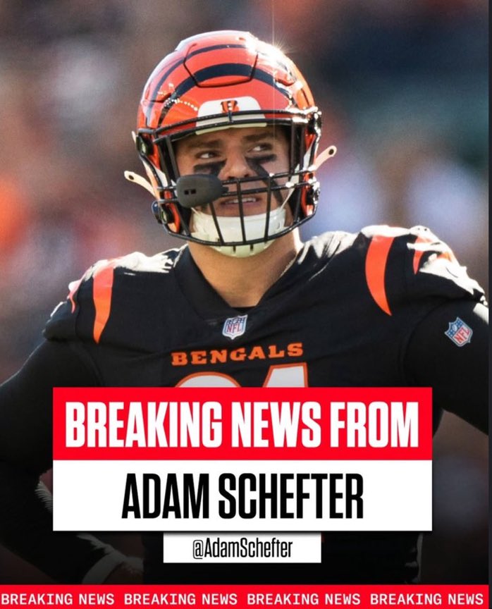 BREAKING: #Bengals DE Trey Hendrickson has been traded to the Buffalo Bills, a shocking move between 2 AFC Powerhouses.