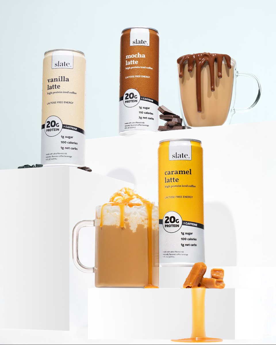 slatemilk's tweet image. Need a post long-weekend pick me up? We've all bean there ☕️
Check out our store locator to find our protein iced coffees near you 🛒