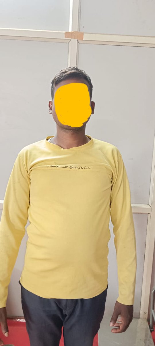 As per the direction of IIC Bhubaneswar GRPS, on July 6, 2025, at Bhubaneswar Railway Station, GRP staff conducted a special drive under the leadership of SI P.K. Behera. During the drive, they detained a suspect person, Nirakar Nayak, 30 years old, S/o- Pradhan Nayak of Bandaba