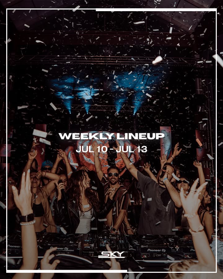 This week got more personality than your ex 🔊

The Schedule👇
THU: <a href="/JodyWisternoff/">Jody Wisternoff</a> (MAIN)
+ ParkboiGem (ROOF)
FRI: <a href="/SJ_RM/">Sunnery James & Ryan Marciano</a> (MAIN)
+ MAPLO (ROOF)
SAT: <a href="/youngGo102/">da season vet!</a> (MAIN)
+ <a href="/BrandenEstrada/">Branden Estrada</a> (ROOF)
SUN: Parker Andriese (ROOF)

📲 SKYSLC.COM
VIP 🍾 (801) 913-9231