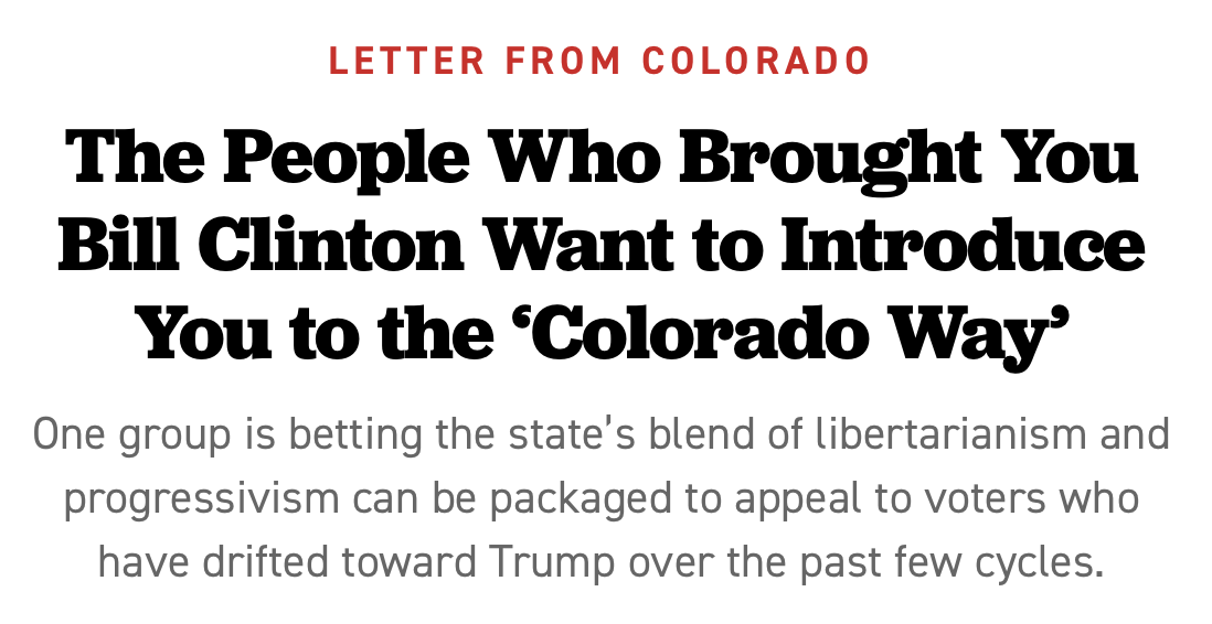 “Ask proponents of the ‘Colorado Way’ for an example of the need for a radical shift in Democratic thinking and they’ll tell the frustrating story of Denver school reform.”