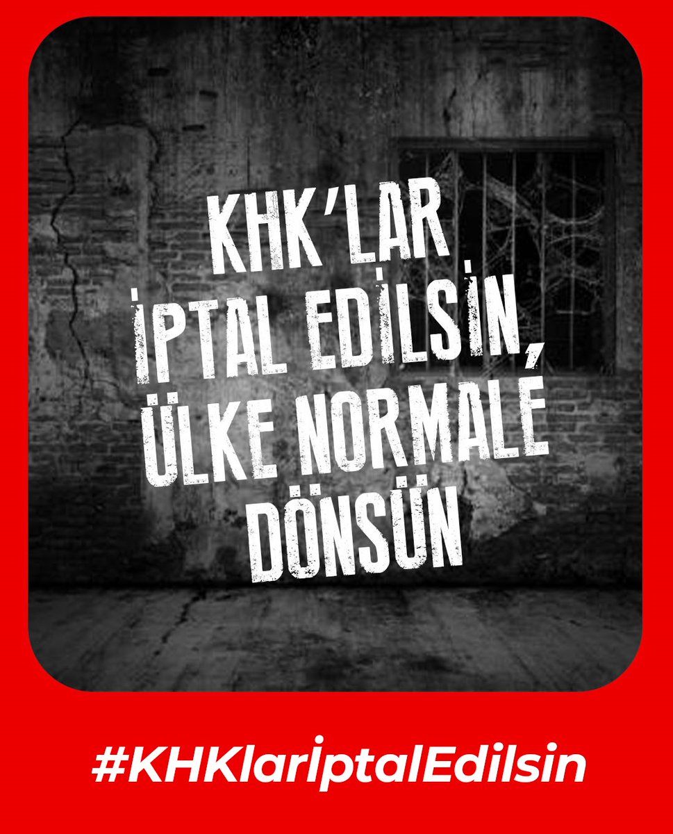 KHK yangını 🔥 ülkemizi kasıp kavuruyor. 
#KHKlarİptalEdilsin ülkemiz normale dönsün..☔️🌊