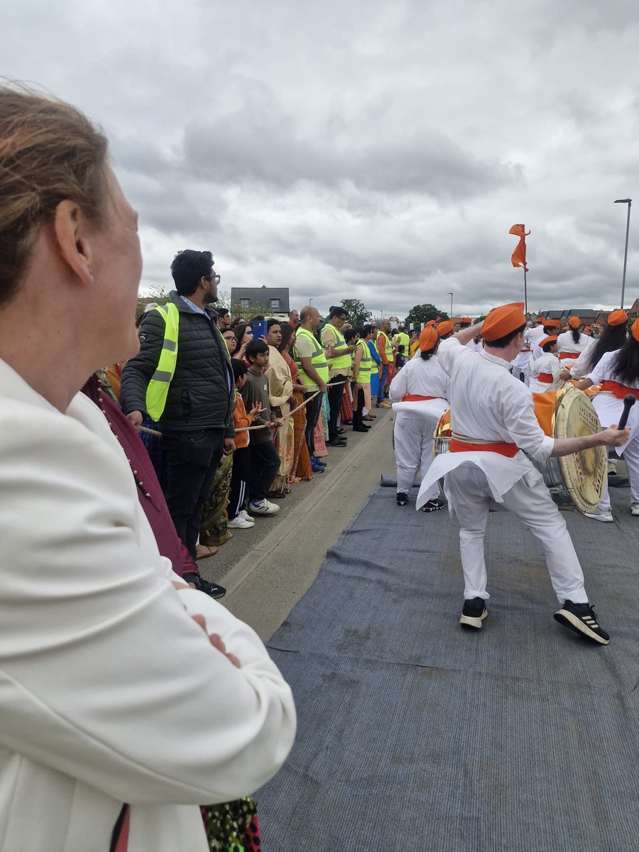 🎉 The celebrations and festivities this weekend in Milton Keynes were abundant!

🌟 It was a pleasure to attend the Glory of Lord Jagannath Celebration. Where I had the opportunity to join in with the pulling of the chariot.