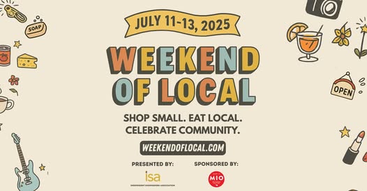 MainStMarietta's tweet photo. Marietta &amp; Love Co. indep. businesses, 
The Weekend of Local is back July 11–13!
Celebrate &amp; support our amazing local shops &amp; restaurants. It's FREE to JOIN! Get statewide promo &amp; resources &amp; boost foot traffic &amp; sales! Sign up 👉 https://t.co/eBCv5U0zu8
#WeekendOfLocal https://t.co/rKmXZVjVWP
