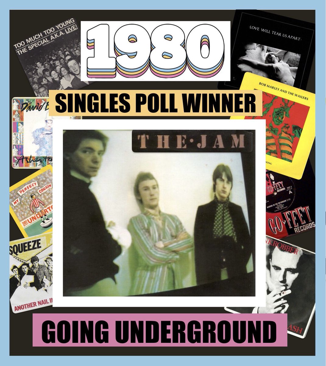 The results of the #1980singlespoll are in folks!

And the winner is…

THE JAM - GOING UNDERGROUND! 👏👏📣 🥳 

youtu.be/AE1ct5yEuVY?si…

What a rollercoaster ride it’s been getting here! Thank you once again to everyone who participated. I’m putting my feet up tonight. 🙂