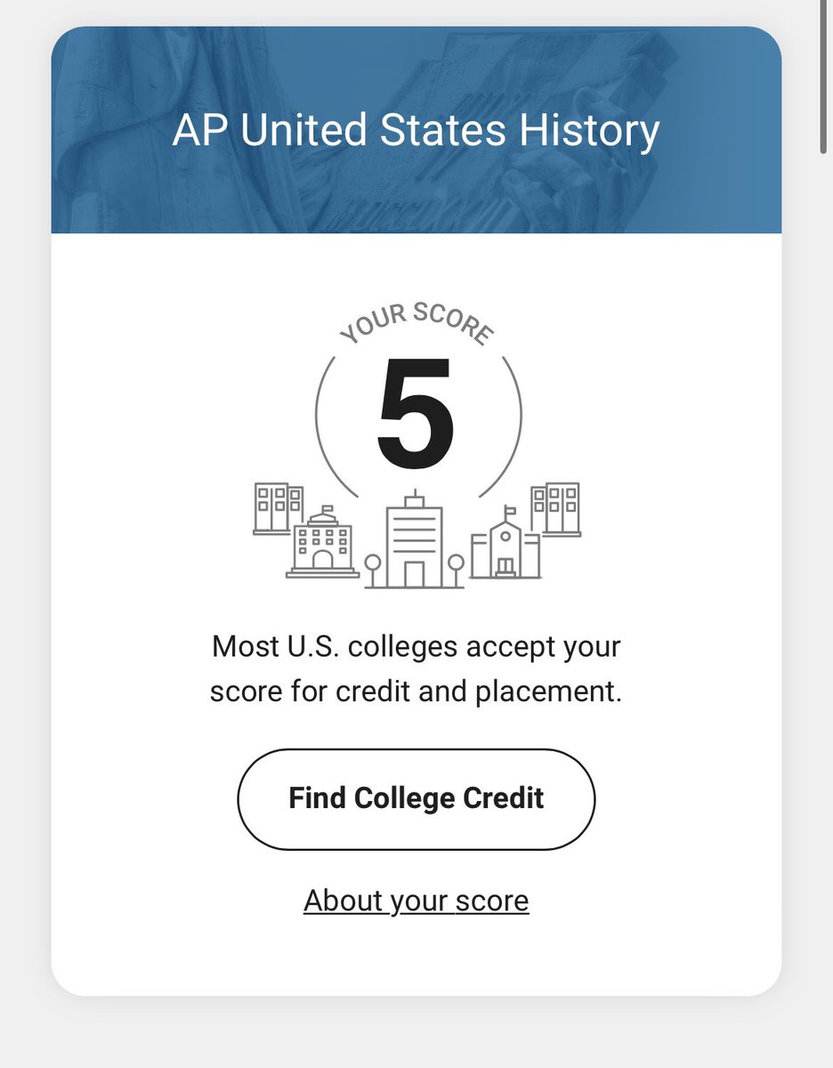 Happy to announce I received all 5s on my AP Exams this year! Clean Sweep 🧹🧹🧹