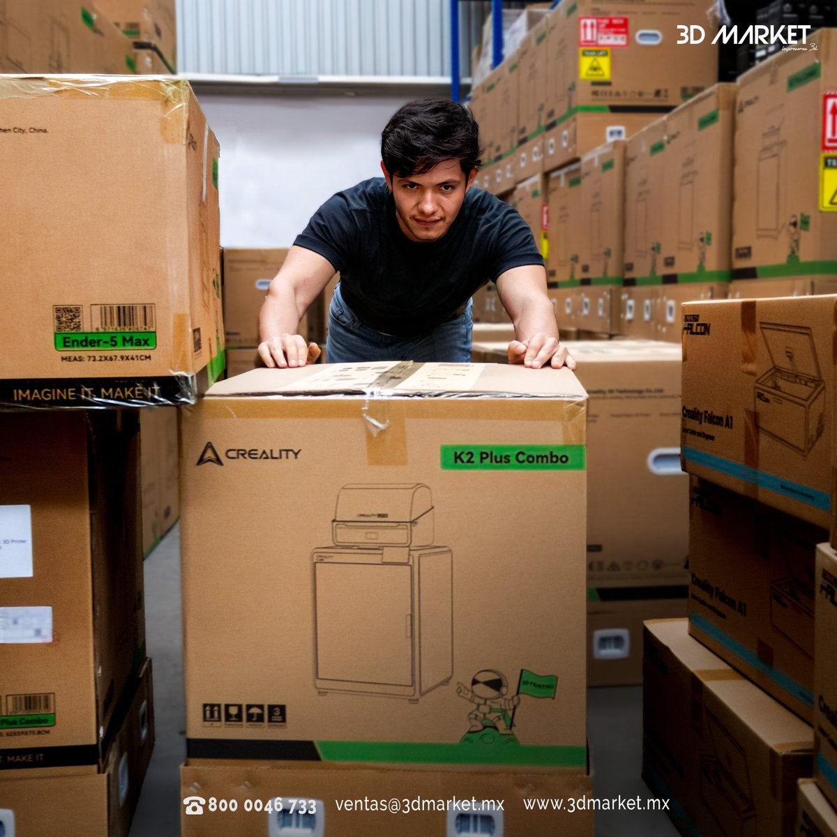 3DMarketMx's tweet image. 🎨🚀 ¡Dale vida a tus ideas en multicolor!

La Creality K2 Plus Combo está en México con 3D Market: volumen XL, cambio automático de filamento y precisión impecable.

🌐 3dmarket.mx/p/k2-plus-comb…

#CrealityK2Plus #Multicolor3D #3DMarket #Impresión3D