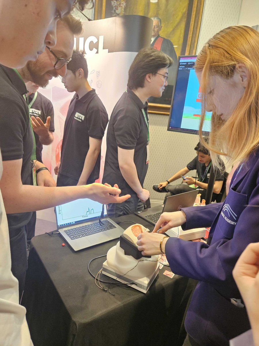 BridgeAcademyE2's tweet image. Y10 Triple Scientists visited the Royal Society Summer Exhibition today. They were able to talk to scientists about their cutting-edge research, attend lectures and try out experiments, including brain surgery.