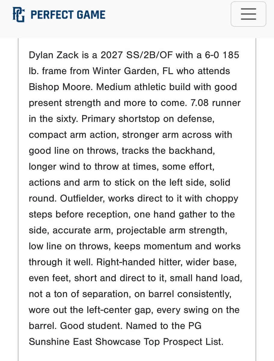 Dylan Zack (@dylanzack12) on Twitter photo Thank you <a href="/PG_Scouting/">Perfect Game Scout</a> <a href="/PerfectGameUSA/">Perfect Game USA</a> for the PG grade 9 and the write up! <a href="/JGoetzBaseball/">Justin Goetz</a> <a href="/Coach1913/">Brandon Hillard K3โพ</a> <a href="/DakodaGrove/">D.Grove</a> <a href="/Foundation_BSB/">Foundation Academy Baseball</a> <a href="/Anthonydorak2/">Anthony Dorak, M.S</a> <a href="/Florida_PG/">Perfect Game Florida</a> <a href="/marte19_marte/">Richard Marte</a> <a href="/WowFactorNation/">Wow Factor Baseball</a> <a href="/PGShowcases/">PG Showcases</a> <a href="/WowFactorScout1/">WowFactor_Scouting</a> Thank you <a href="/PG_Scouting/">Perfect Game Scout</a> <a href="/PerfectGameUSA/">Perfect Game USA</a> for the PG grade 9 and the write up! <a href="/JGoetzBaseball/">Justin Goetz</a> <a href="/Coach1913/">Brandon Hillard K3โพ</a> <a href="/DakodaGrove/">D.Grove</a> <a href="/Foundation_BSB/">Foundation Academy Baseball</a> <a href="/Anthonydorak2/">Anthony Dorak, M.S</a> <a href="/Florida_PG/">Perfect Game Florida</a> <a href="/marte19_marte/">Richard Marte</a> <a href="/WowFactorNation/">Wow Factor Baseball</a> <a href="/PGShowcases/">PG Showcases</a> <a href="/WowFactorScout1/">WowFactor_Scouting</a>