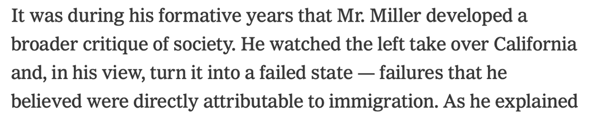 James North (@jamesnorth7) on Twitter photo I must have been asleep. This #NYTimes profile of Stephen Miller says that "the left took over California." How could I have missed it?
<a href="/froomkin/">Dan Froomkin (PressWatchers.org)</a> <a href="/FAIRmediawatch/">Find Us @FAIR at Mastodon.World</a> I must have been asleep. This #NYTimes profile of Stephen Miller says that "the left took over California." How could I have missed it?
<a href="/froomkin/">Dan Froomkin (PressWatchers.org)</a> <a href="/FAIRmediawatch/">Find Us @FAIR at Mastodon.World</a>