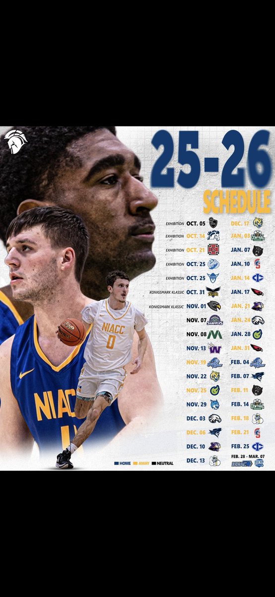 Schedule is out! Thanks to <a href="/EricFleming35/">Eric Fleming</a> for the graphic