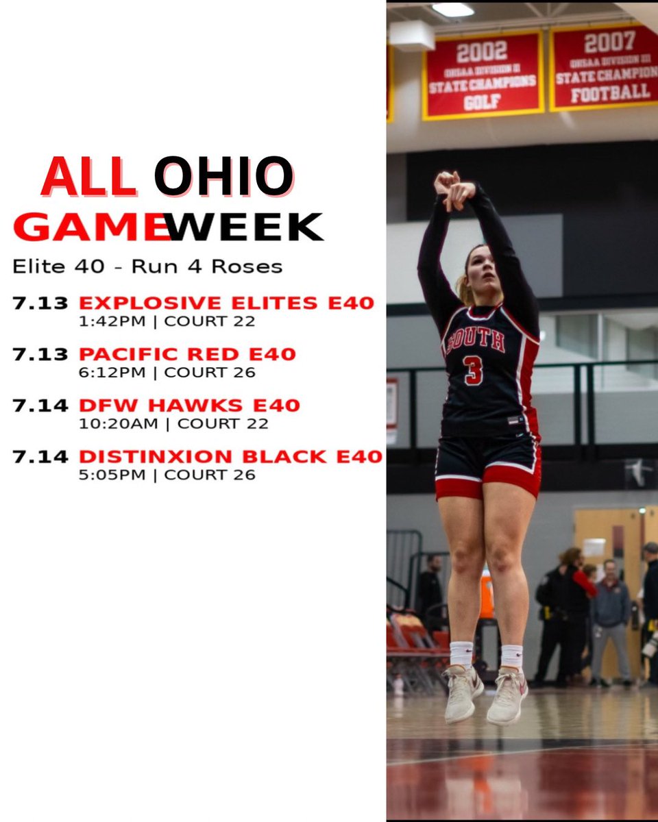 Schedule at Run 4 Roses next week!