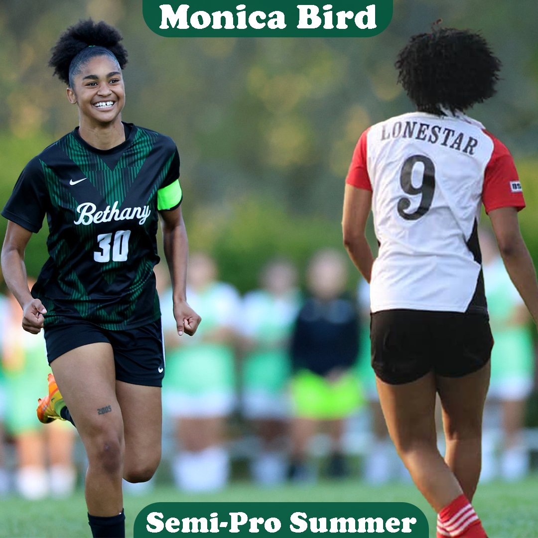 Bethany Athletics (@bethanywv_bison) on Twitter photo Monica Bird is the only Division III soccer player on her summer semi-pro team (<a href="/LonestarSC/">Lonestar SC ⚽️</a>), but still excelled on a Conference Championship winning squad.
Read about what she has taken away from this experience here: #RollBison
bethanybison.com/news/2025/7/7/… Monica Bird is the only Division III soccer player on her summer semi-pro team (<a href="/LonestarSC/">Lonestar SC ⚽️</a>), but still excelled on a Conference Championship winning squad.
Read about what she has taken away from this experience here: #RollBison
bethanybison.com/news/2025/7/7/…