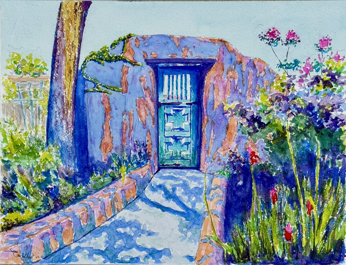 TonyAugust302's tweet image. Just finished this #watercolor #painting of El Rancho de Las Golondrinas in Santa Fe, New Mexico. 12x16
#santafenm 
#watercolourpainting #watercolorpainting #art #watercolour #watercolorart #watercolourart