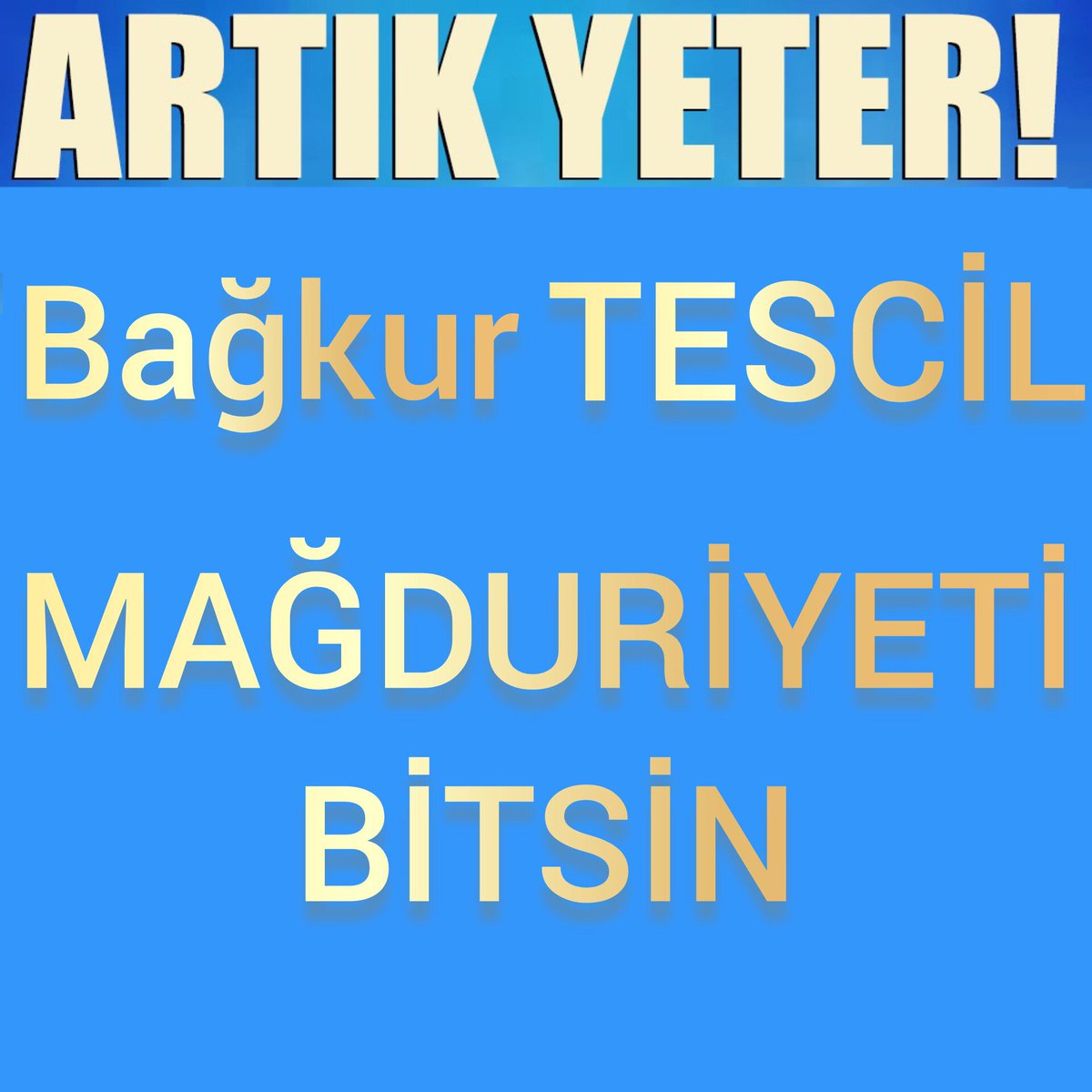 <a href="/Erhan59834350/">Erhan</a> <a href="/avidrissahin/">Av. İdris Şahin</a> Tam 25 senedir 1479/24.25.26 Kanunlar çiğnenerek #TESCİLİMİZ Elimizden Alındı Sgk Sistemindeki 100 yıllık cumhuriyet tarihinin en büyük #HAK Kaybı yaşatılıyor‼️

 #BağkurTescilMağdurları

<a href="/Akparti/">AK Parti</a> 
<a href="/MHP_Bilgi/">MHP</a>
<a href="/herkesicinCHP/">CHP 🇹🇷</a>
<a href="/devapartisi/">DEVA Partisi</a>
#Yazıktır #Haktır
#BağkuraTESCİL
<a href="/tcbestepe/">T.C. Cumhurbaşkanlığı</a>