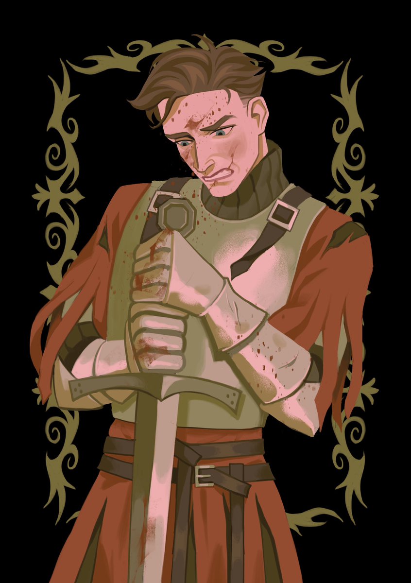 alrunika's tweet image. I almost done all of 20 #kcd2 cards, but many of them weren’t published. It’s a secret🤫 Now I want to show you our knight boys⚔️