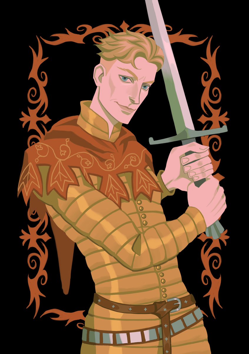 alrunika's tweet image. I almost done all of 20 #kcd2 cards, but many of them weren’t published. It’s a secret🤫 Now I want to show you our knight boys⚔️