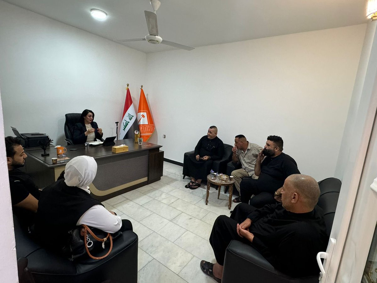 تشرفنا اليوم باستقبال مجموعة من المؤيدين الأعزاء في مقرنا في حي القادسية. حضورهم الكريم كان دافعاً إضافياً لمواصلة المسير بكل عزم وإيمان بقضيتنا و بمشروع تقدم. 

📍 مقرنا: القادسية – مقابل مدرسة جابر بن حيان
📞07880081188

#تقدم