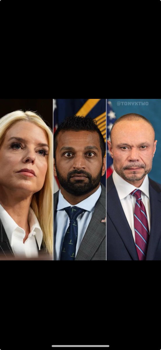 Mabel (@mabelisstable) on Twitter photo Shame on <a href="/AGPamBondi/">Attorney General Pamela Bondi</a>
Shame on <a href="/FBIDirectorKash/">FBI Director Kash Patel</a>
Shame on <a href="/FBIDDBongino/">Dan Bongino</a>
You blew it.
America does not trust you.
I will damn sure never believe anything any of you say. We wasted so much time thinking the Calvary was coming.
🤢🤢🤢🤢🤢🤮 Shame on <a href="/AGPamBondi/">Attorney General Pamela Bondi</a>
Shame on <a href="/FBIDirectorKash/">FBI Director Kash Patel</a>
Shame on <a href="/FBIDDBongino/">Dan Bongino</a>
You blew it.
America does not trust you.
I will damn sure never believe anything any of you say. We wasted so much time thinking the Calvary was coming.
🤢🤢🤢🤢🤢🤮