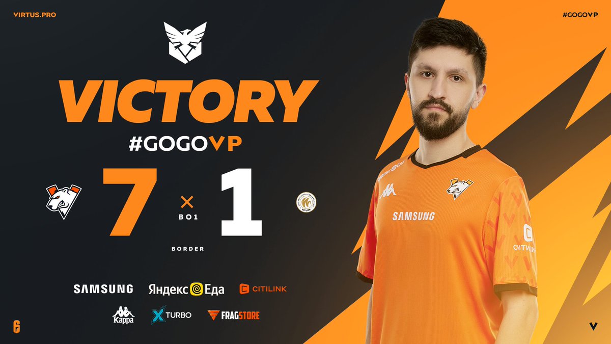 Victory over WYLDE. Great game from our team 💪

#R6SX #SiegeX #GOGOVP