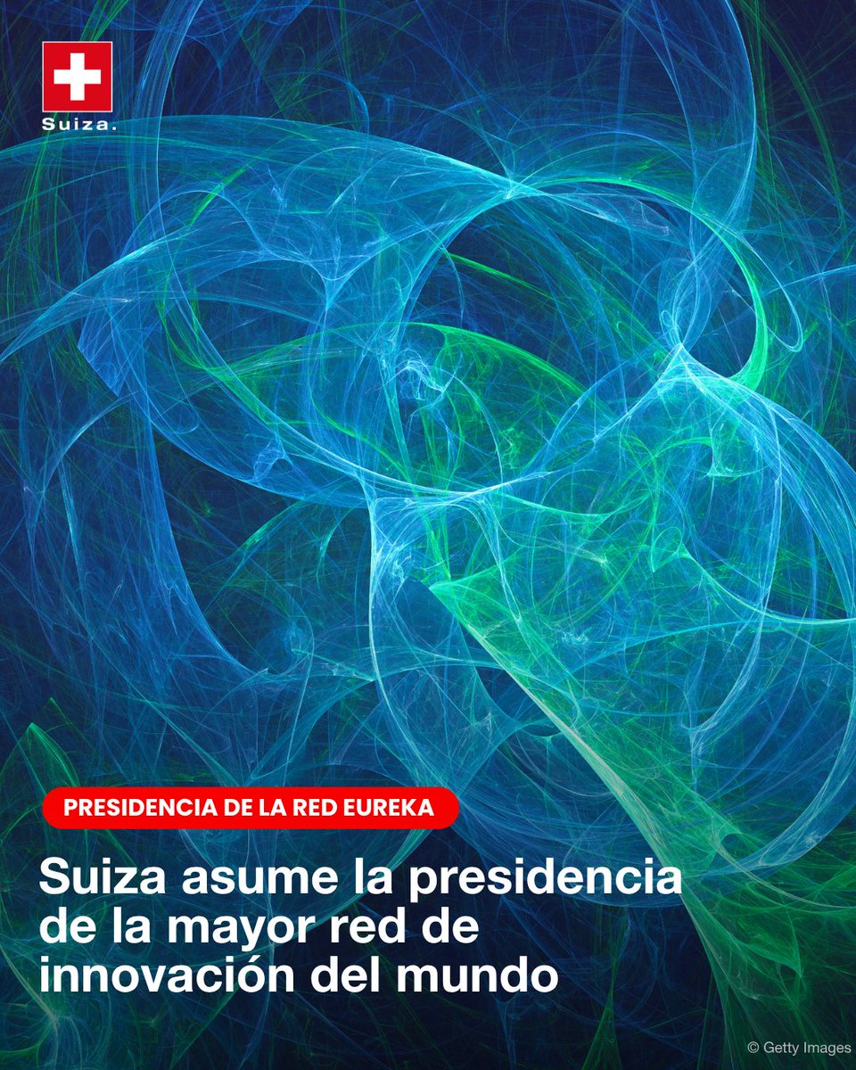 🌍 Suiza lidera ahora la red pública de innovación más grande del mundo.

De julio de 2025 a junio de 2026, Suiza asume la presidencia de la Red Eureka, una iniciativa que reúne a más de 45 países para impulsar la cooperación internacional en investigación y desarrollo.