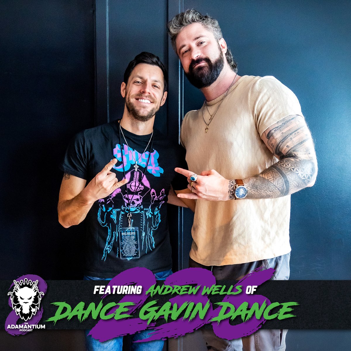 The ADAMantium (@adamrharrison) on Twitter photo Andrew Wells of <a href="/DGDtheband/">Dance Gavin Dance🍓</a> joins us on #TheAdamantiumPodcast to discuss their 11th album, Pantheon, his elevated role, singles “All The Way Down” & “Midnight at McGuffy’s,” featuring George Clinton, album art, stage outfits, Revenge sauce, & The Gobbler.
tinyurl.com/mr87fbhd Andrew Wells of <a href="/DGDtheband/">Dance Gavin Dance🍓</a> joins us on #TheAdamantiumPodcast to discuss their 11th album, Pantheon, his elevated role, singles “All The Way Down” & “Midnight at McGuffy’s,” featuring George Clinton, album art, stage outfits, Revenge sauce, & The Gobbler.
tinyurl.com/mr87fbhd