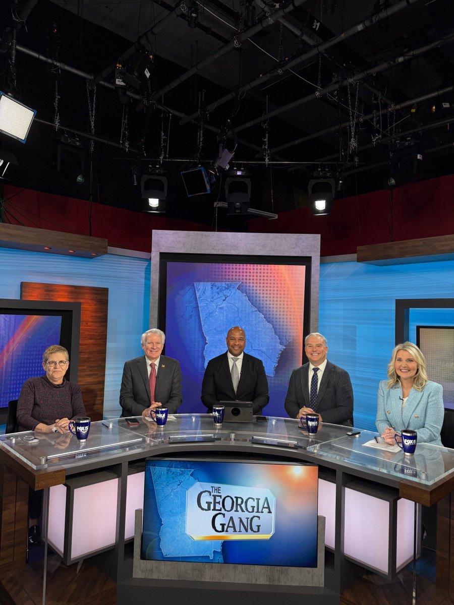 FOX5Atlanta's tweet photo. "The Georgia Gang” Sundays on FOX 5 or stream live on the FOX LOCAL app. https://t.co/o02qC3Ow7X