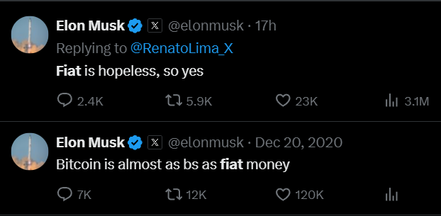 Better late than never.

#Bitcoin