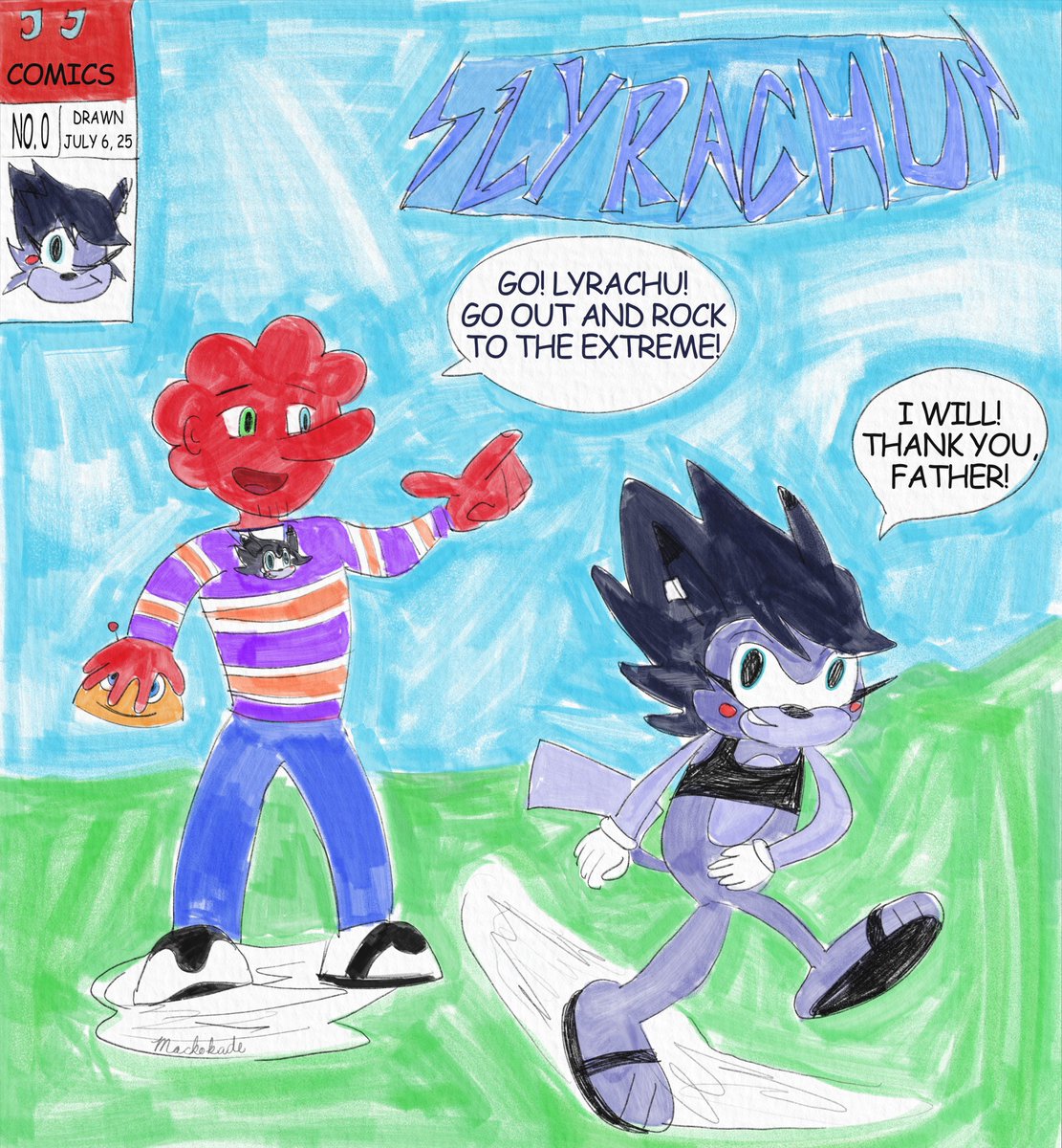mackokade's tweet image. cool attack for @krumperoni