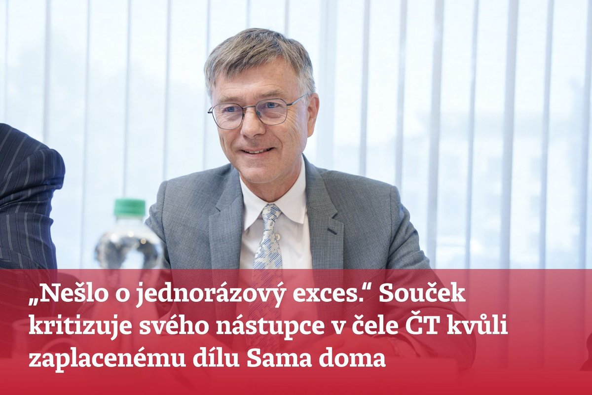 denikn.cz/1780150/
Muž, kterému tehdejší ředitel Jan Souček pozastavil bonus kvůli podezřele levnému pořadu pro kliniku z Babišova impéria, dnes řídí celou Českou televizi. Souček tvrdí, že nešlo o ojedinělý případ: Hynek Chudárek ještě jako šéf obchodu podle něj uplatňoval