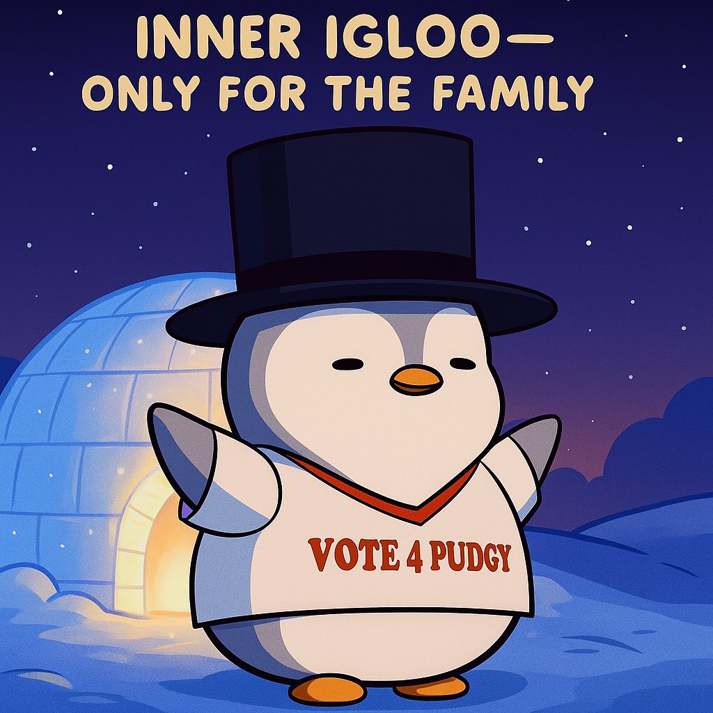 🐧 Followers keep asking me in DMs what you need to join Inner Igloo, so I decided to make a post about it.

Inner Igloo isn’t just a private chat or call. It’s your chance to get behind the scenes of Pudgy Penguins and become part of the real family.

Inside:
💡 Insider info and