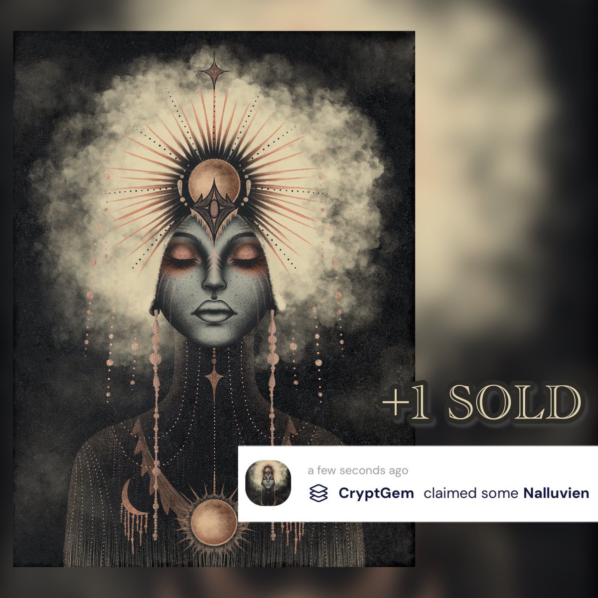 Nika Bu | Under Snappytoonia control (@n1kabu) on Twitter photo SOLD❤️🔥
Another copy of Nalluvien has been collected.
Thank you so much <a href="/CryptGem/">CryptGem.eth</a>
Your support feels like a gentle echo in my heart. It truly means the world to me 🤍 SOLD❤️🔥
Another copy of Nalluvien has been collected.
Thank you so much <a href="/CryptGem/">CryptGem.eth</a>
Your support feels like a gentle echo in my heart. It truly means the world to me 🤍